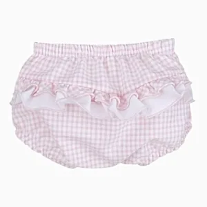 Bloomer bébé fille vichy – Rose
