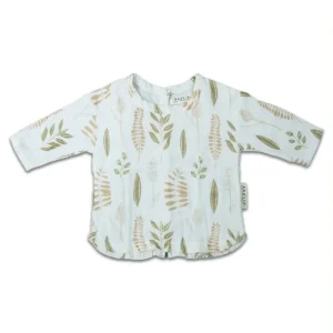 Blouse Alisée Feuilles Crème