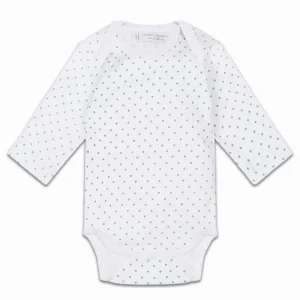 Body Blanc Petites Etoiles Grises