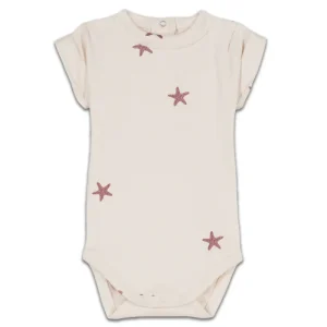 Body en Coton Bio Bama Etoile de Mer Ecru