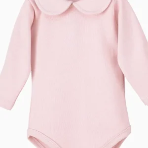 Body bébé fille à col Claudine – Nude