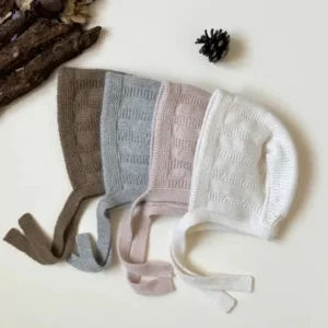 Bonnet béguin en laine – Ysée