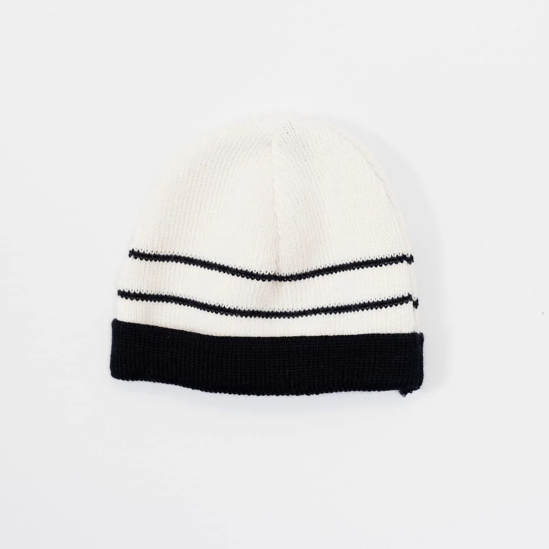 Bonnet à revers en laine mélangée – Collection «Petits Marins» – Image 3