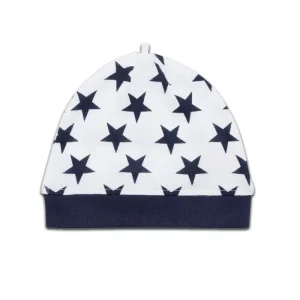 Bonnet de Naissance Grosses Etoiles Bleues