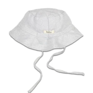 Chapeau en Lin Gris Clair