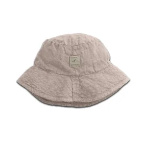 Chapeau en Lin Taupe