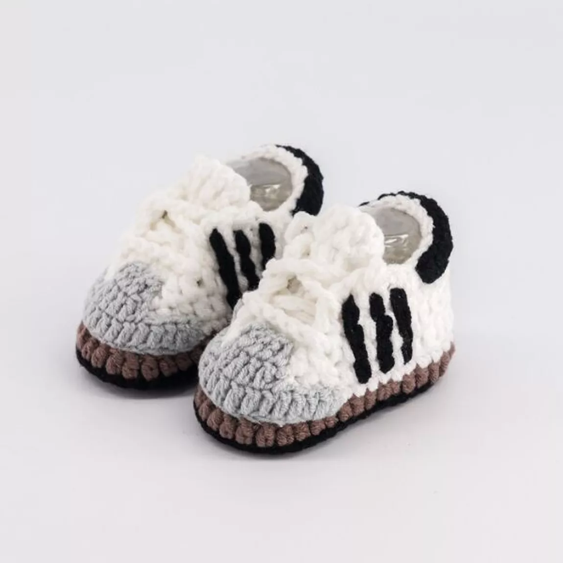 Chaussons bébé baskets en crochet | Samba – Baby sneakers – Image 2
