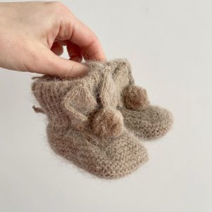 Chaussons bébé | Lapin – Les créations d&rsquo;Océane