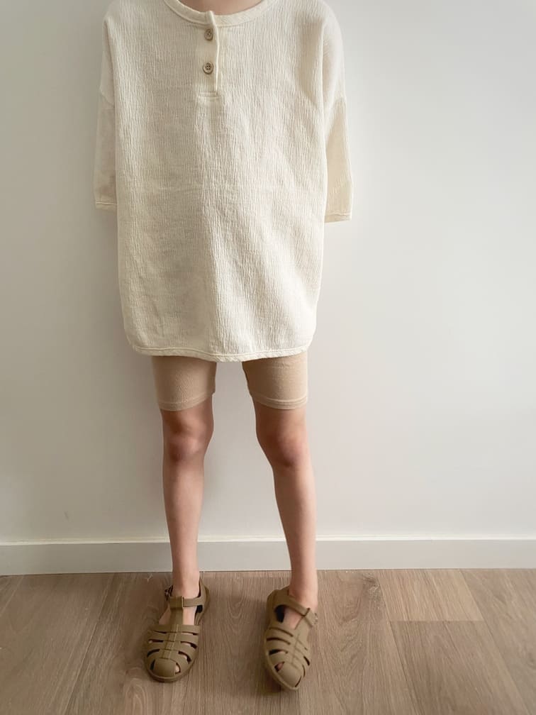 Chemise texturée légère | Ecru – La Camel – Image 4