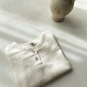 Chemise texturée légère | Ecru – La Camel