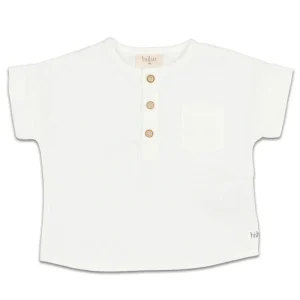 T-Shirt en Lin Blanc