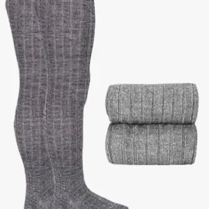 Collant en laine mérinos – Gris