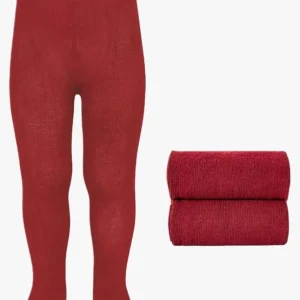 Collant bébé uni – Rouge