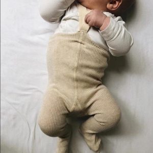 Collants avec bretelles  | Cream – Silly Silas