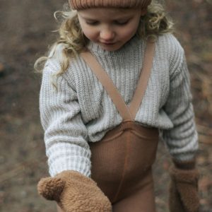 Collants à bretelles Wooly | Cappuccino – Silly Silas