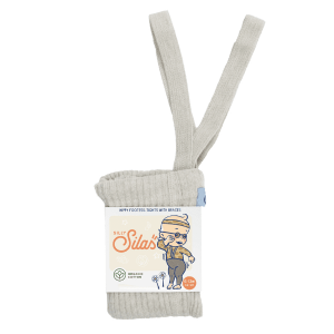 Collants à bretelles Hippy sans pieds | Cream – Silly Silas