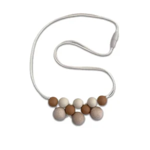 Collier de Portage Camel Marron