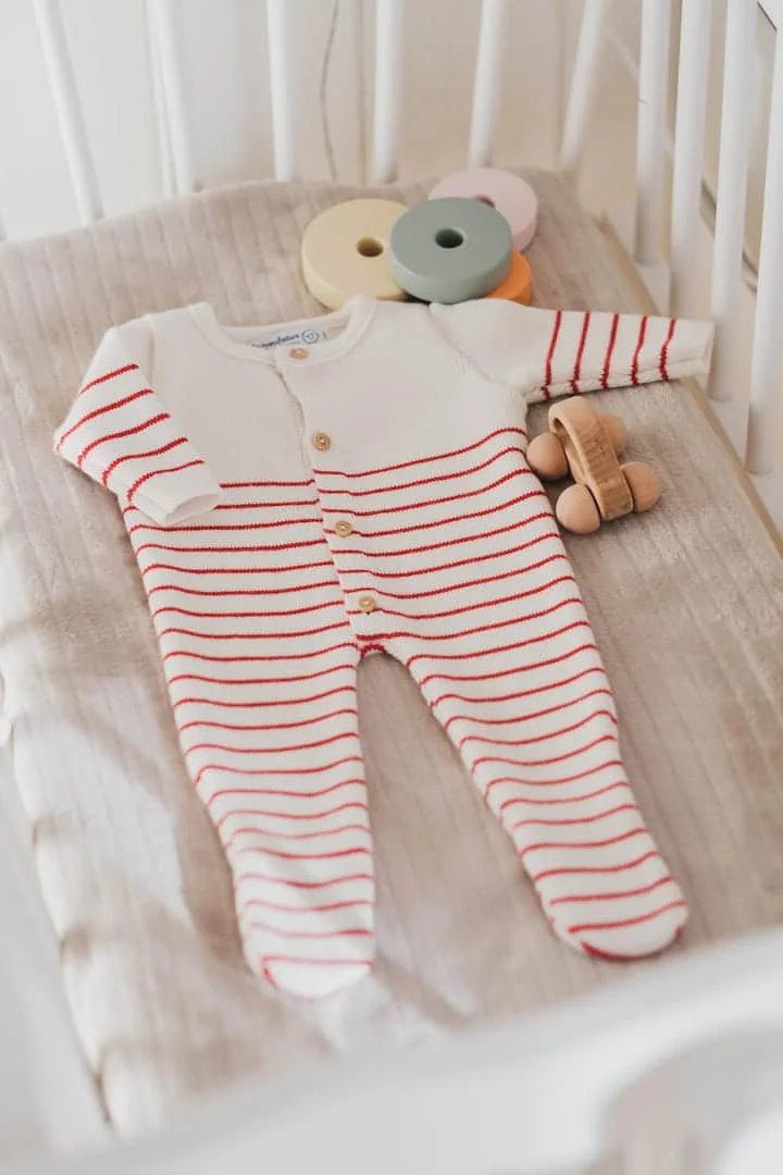 Combinaison à pieds – Collection «Petits Marins»