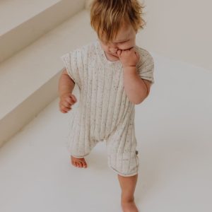 Combishort en maille bébé | Confetti – Finch and Fable
