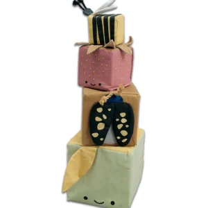 Cubes d'activité en Coton Bio Coccinelle & Abeille