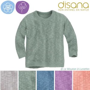 Pullover en lin et coton bio enfant - DISANA