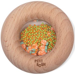 Hochet sensoriel bébé | Carottes – Petit Boum