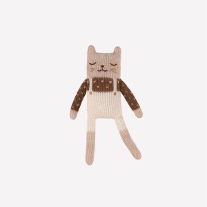 Doudou Chaton | Salopette écru – Main sauvage