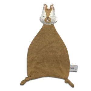 Doudou en Coton Bio Ecureuil Caramel