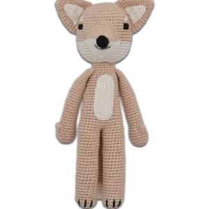 Doudou en Crochet Renard Artique Beige