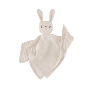 Doudou lange lapin | Ecru – Main sauvage