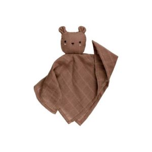 Doudou lange ourson | Noisette – Main sauvage