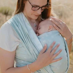 Echarpe de Portage Néobulle Jacquard Ginko Vert