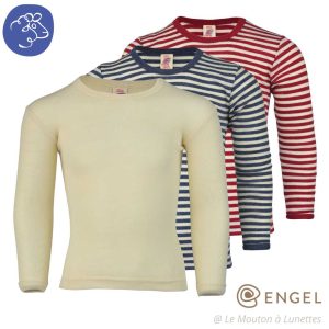 Haut mérinos enfant et ado manches longues - ENGEL NATUR