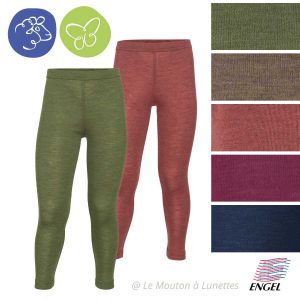 Leggings enfant en laine et soie - ENGEL NATUR