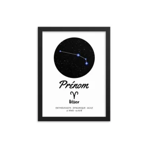 Tableau signe astrologique Bélier