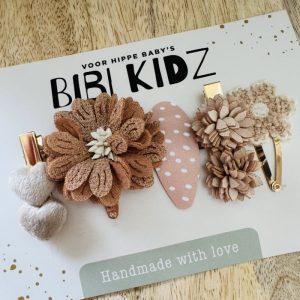 Ensemble 5 barrettes fleurs | Lison – Bibi kidz