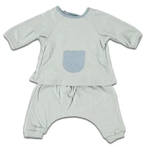 Ensemble Piccolo Opale Bleu Gris