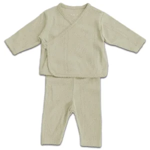 Ensemble Kimono + Pantalon Botany Vert Clair