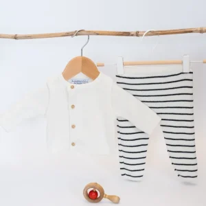 Coffret naissance en laine mélangée – Saint-Jean-de-Luz