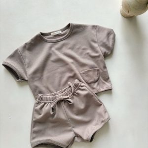 Ensemble oversize enfant | Gaufré