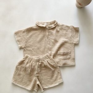 Ensemble oversize enfant | Gaze de coton – Anggo