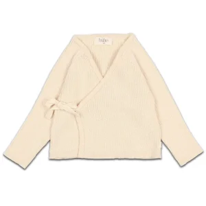 Gilet Cache Coeur Ecru