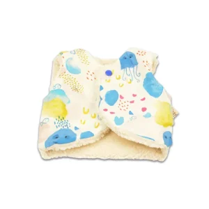 Gilet du Berger Réversible Méduses Crème