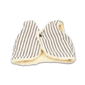 Gilet du Berger Réversible Rayures Grises