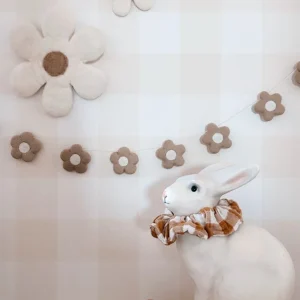 Guirlande bébé fleurs | Beige – Bee Bohème