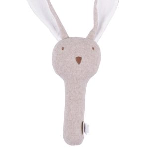 Hochet lapin | Beige chiné – Malomi kids