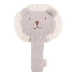 Hochet Lion | Beige chiné – Malomi kids