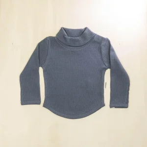 Baby Sweater Organic Cotton Turtleneck Long Sleeve