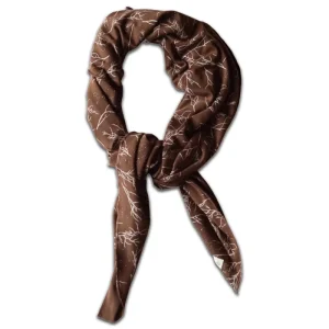 Lange Sisi XL Imprimé Branches Cannelle