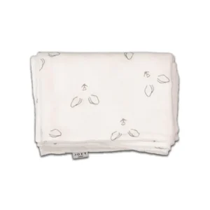 Lange Mousseline Imprimé Museau Blanc